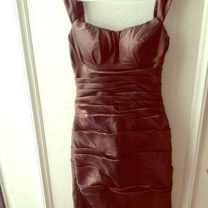 Brown Formal Dress